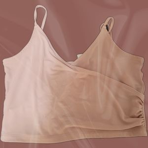 Salmom Colour Cute Elegant Croptop
